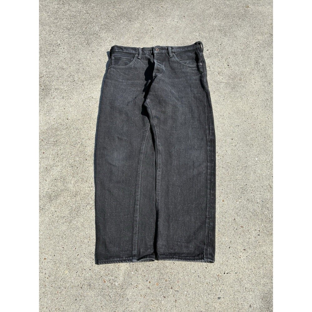 ONI Denim 902ZR-BK Secret Denim Tapered Jean 20oz Selvedge Redline 33x28 Japan